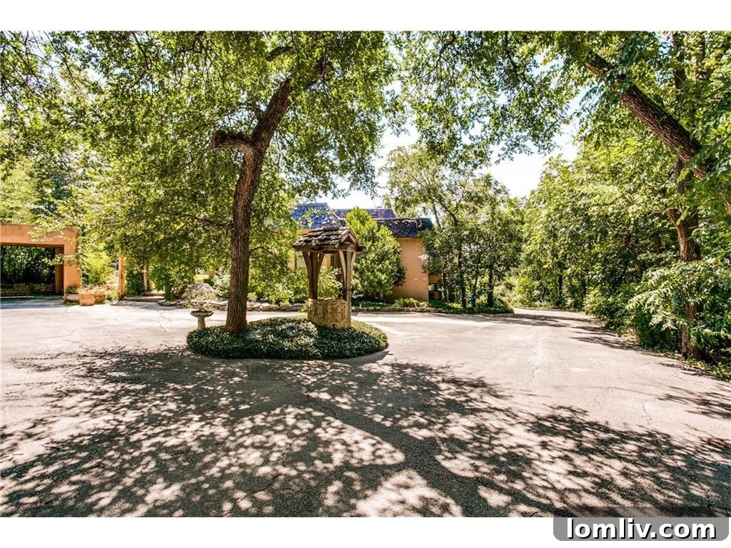 View of the cliffside and natural landscape surrounding 8740 Canyon Drive