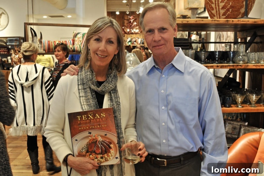 Nancy and Dewey Markham at the Anteks Curated anniversary celebration.
