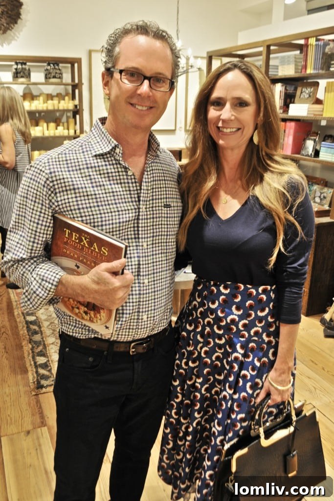 Jon Adams and Leslie Baumann pose at Anteks Curated event.