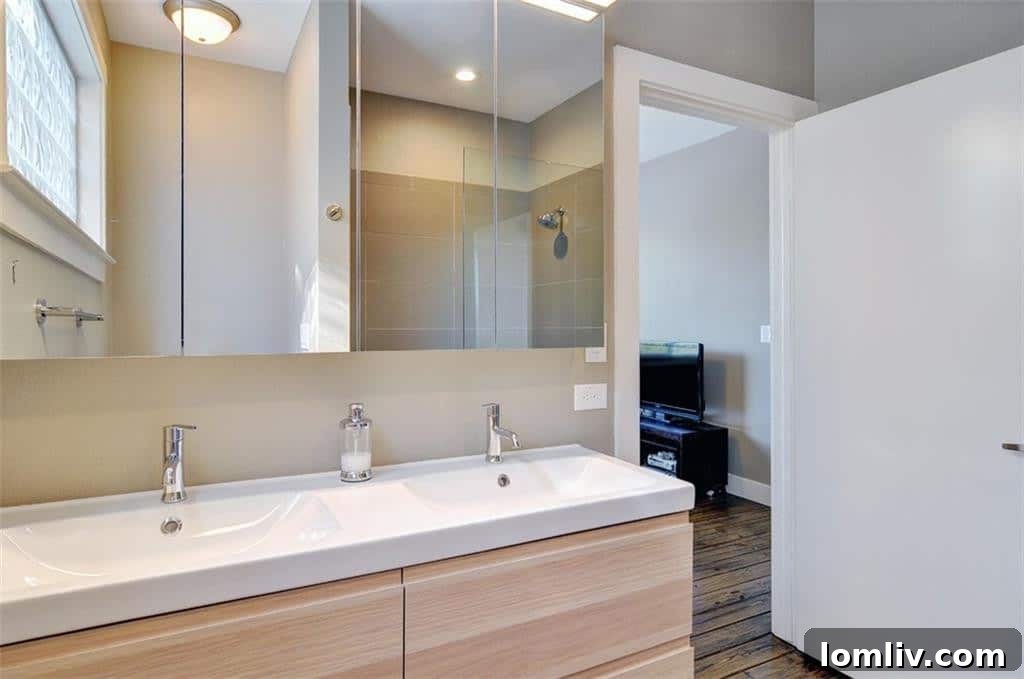 Master Bathroom Double Sinks