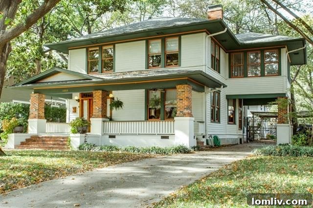 Munger Place Prairie Home Front Exterior - Dallas Open House