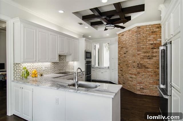 Luxurious Living Room with Fireplace - Preston Forest Dallas