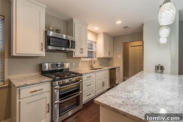 Modern Living Room with Fireplace in Lake Highlands - Dallas Open House