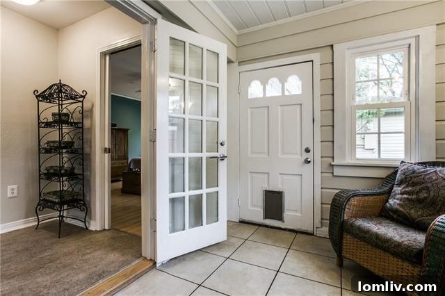 Cabinetry and contemporary pulls in the updated kitchen