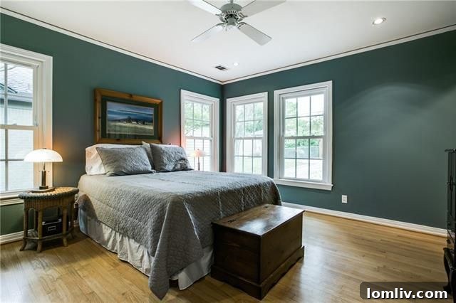 Laundry area with unique corrugated metal accent wall