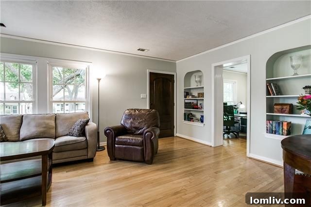 Front exterior of 2606 Marvin Avenue, showing stone siding and porch