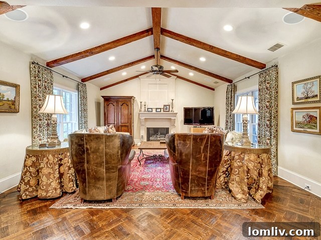 Expansive gourmet kitchen with a large island, perfect for cooking and gathering