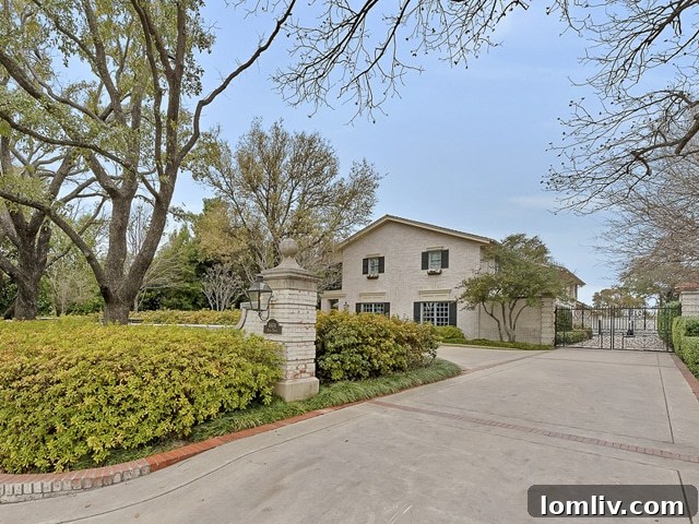Lush, subtle screening landscape enhancing privacy at 4604 Alta Drive