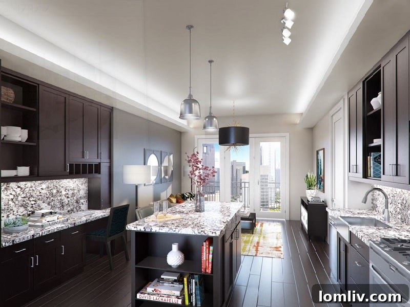 The Jordan, a new luxury building in Uptown Dallas, offering high-floor apartments with fantastic views.