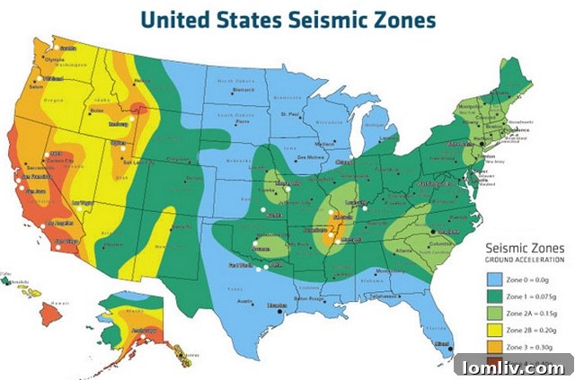 North Texas Homes: A History of Earthquake Resilience 2 United-States-Seismic-Zones