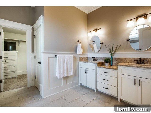 Kings Highway New Build: Modern Decor, Exceptional Finishes 15 Detail of the jetted tub and elegant tiling in the master bathroom