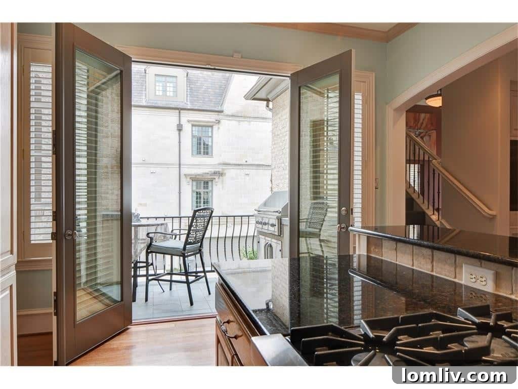 Kitchen Balcony Access