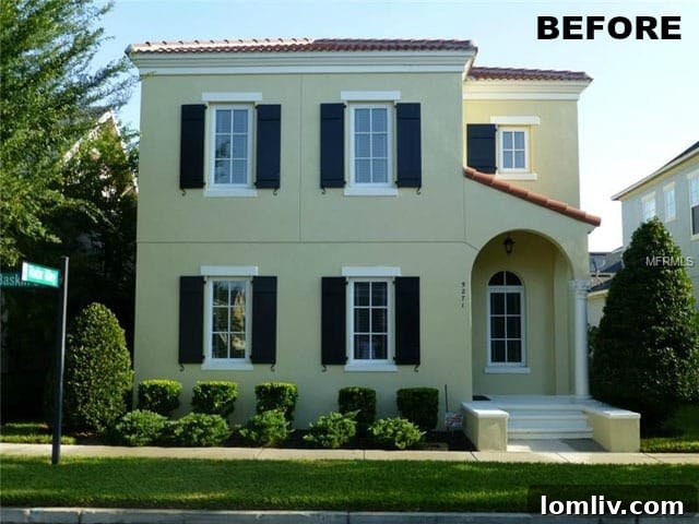 Capture Buyers: 5 Photography Tips to Transform Your Property Listing 2 Orlando Home Exterior Before Professional Real Estate Photography