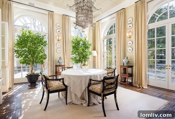 Hicks Main House Morning Room Facing Southeast - Bright and Airy