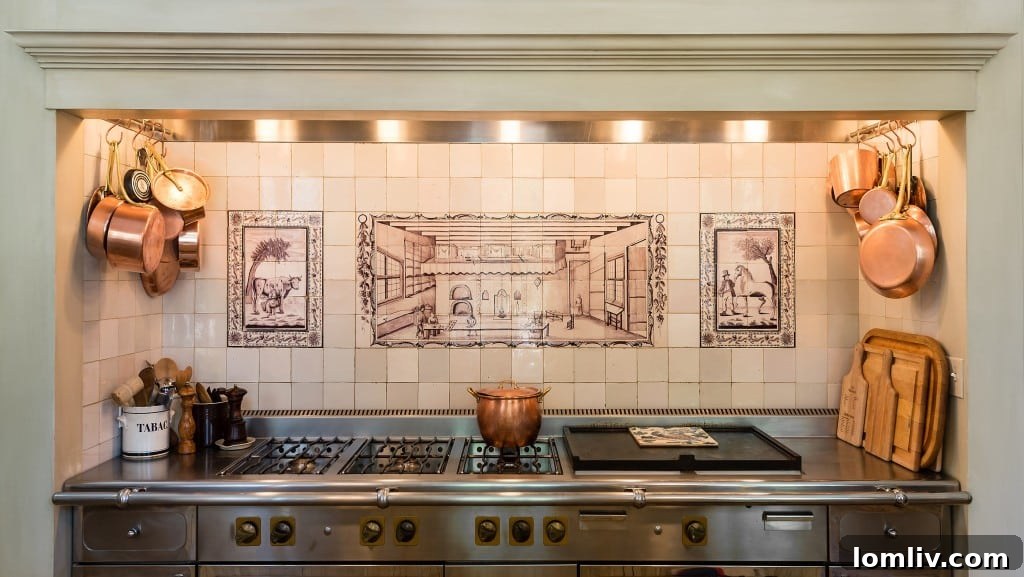 Hicks Main House Kitchen Stove - Culinary Excellence