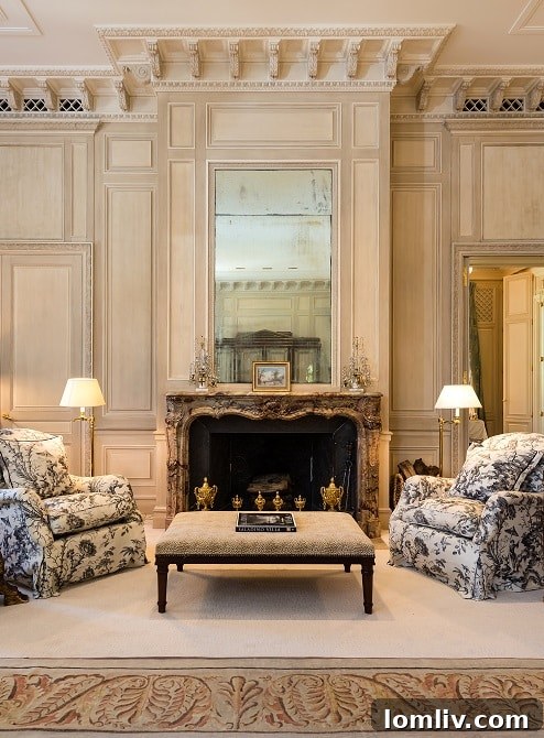 Hicks Main House Master Bedroom Fireplace - Romantic Setting