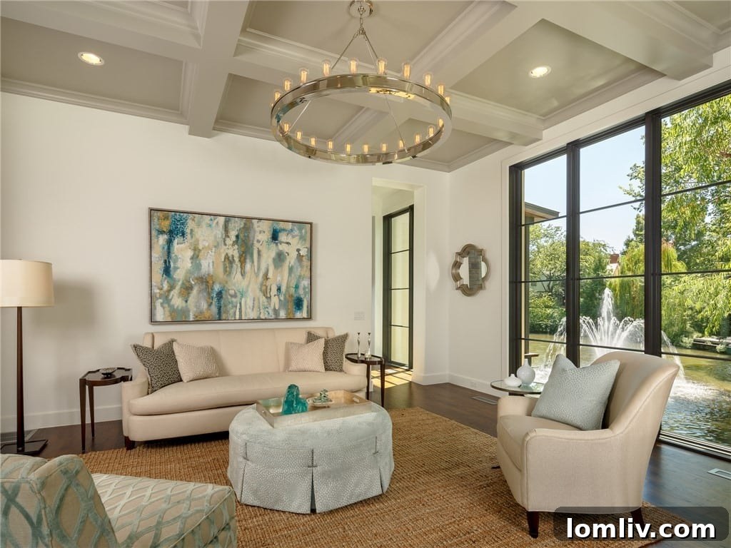 Interior view showcasing the open-concept living spaces