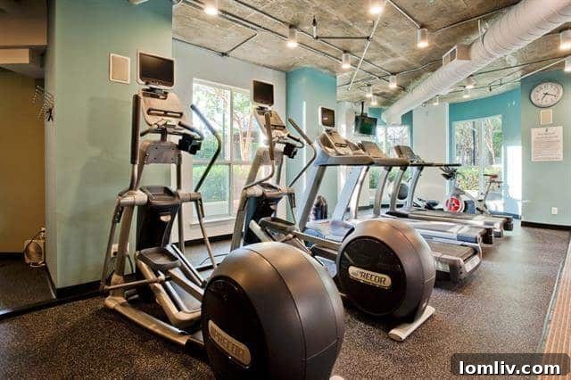 State-of-the-art Fitness Center at The Mayfair Dallas Condos