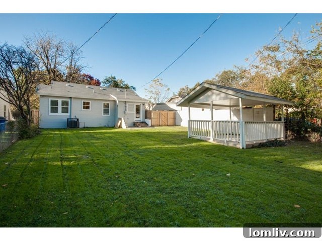 Large Grassy Lawn Perfect for Outdoor Activities