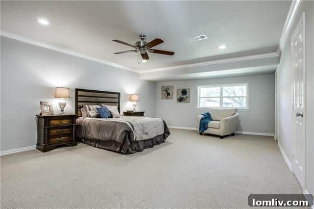 Guest Bedroom with Modern Finishes - 3544 Ainsworth Dr Dallas