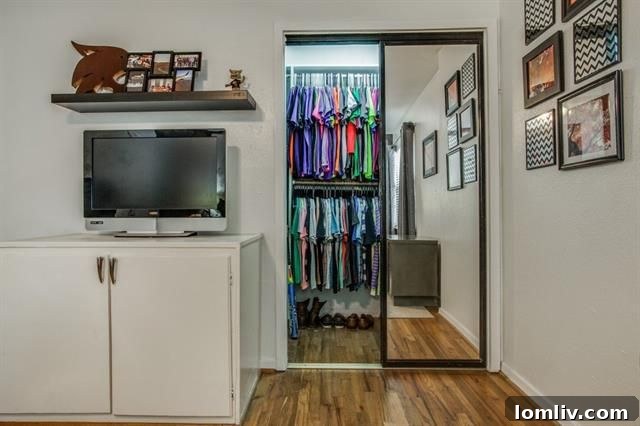 Second bedroom, versatile for use as a guest room, home office, or additional living space.