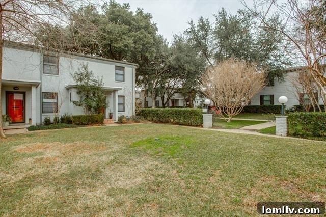 A peaceful courtyard within Westbury Park, offering a quiet escape amidst the city.