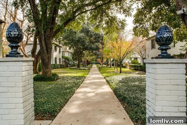 Charming entrance to a Westbury Park condo, featuring a vibrant red door and classic architectural details, inviting residents inside.