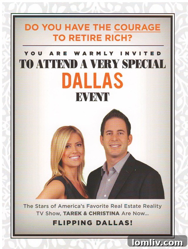 Tarek and Christina El Moussa, the popular HGTV duo, known for their house-flipping show.