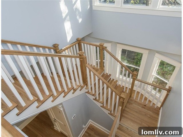 Elegant Sweeping Staircase