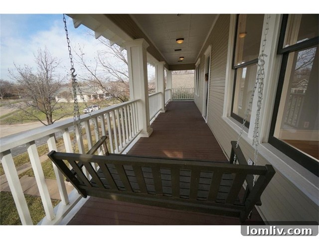 Detailed View of Front Balcony