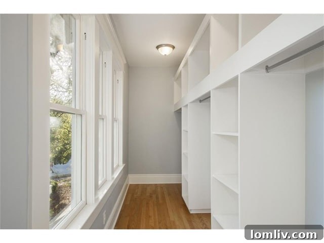Spacious Closet in Master Suite
