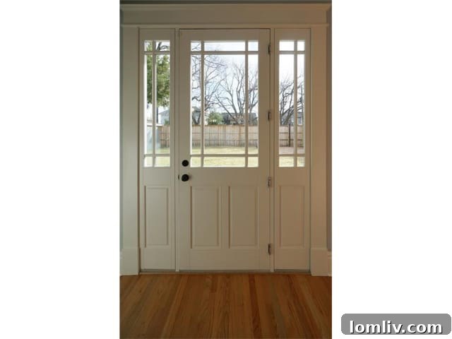 Backdoor of the Winnetka Heights Home