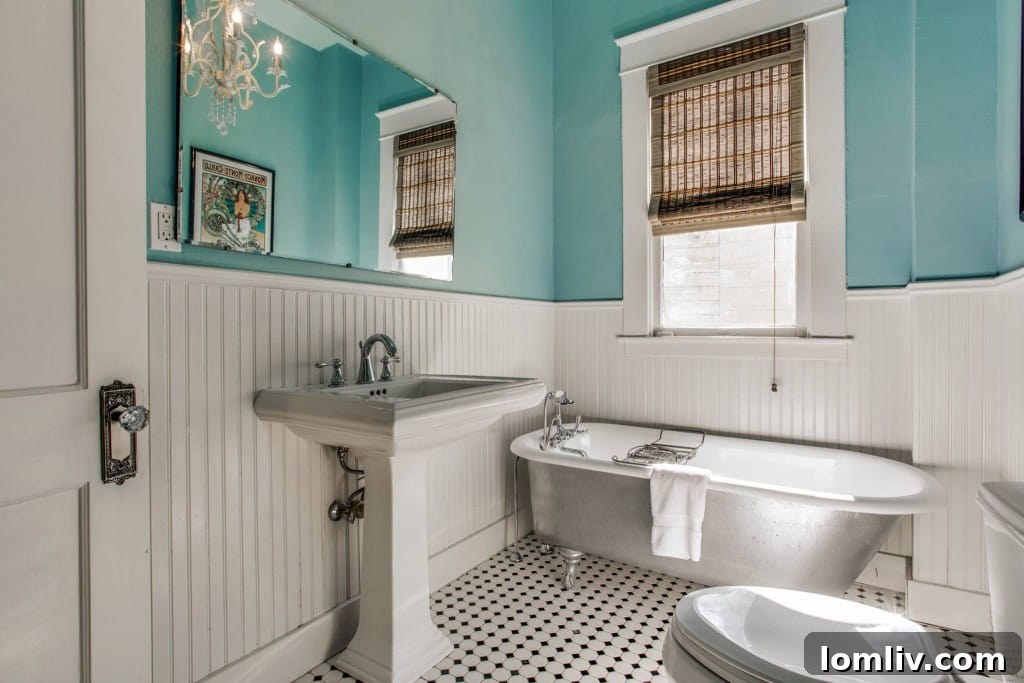 Relaxing Soaking Bathtub in Master Bathroom