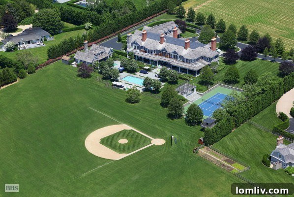 Hamptons on the east coast, where Wall Street titans relax