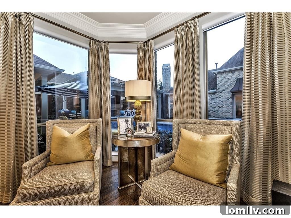 Cozy master sitting area, perfect for relaxation within the suite.