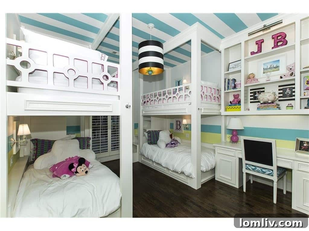 Shay Geyer: Vote for IBB Design's Rising Star in Traditional Home Competition 19 Vibrant and playful kids' room design at 5504 Burkett.