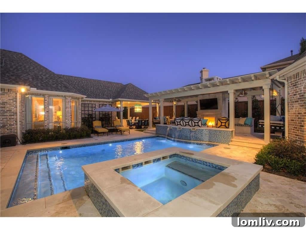 Shay Geyer: Vote for IBB Design's Rising Star in Traditional Home Competition 27 Lush, landscaped backyard at 5504 Burkett, perfect for entertaining.