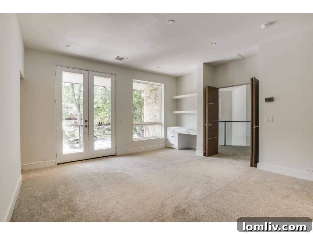 Bright and Inviting Secondary Bedroom with Contemporary Design