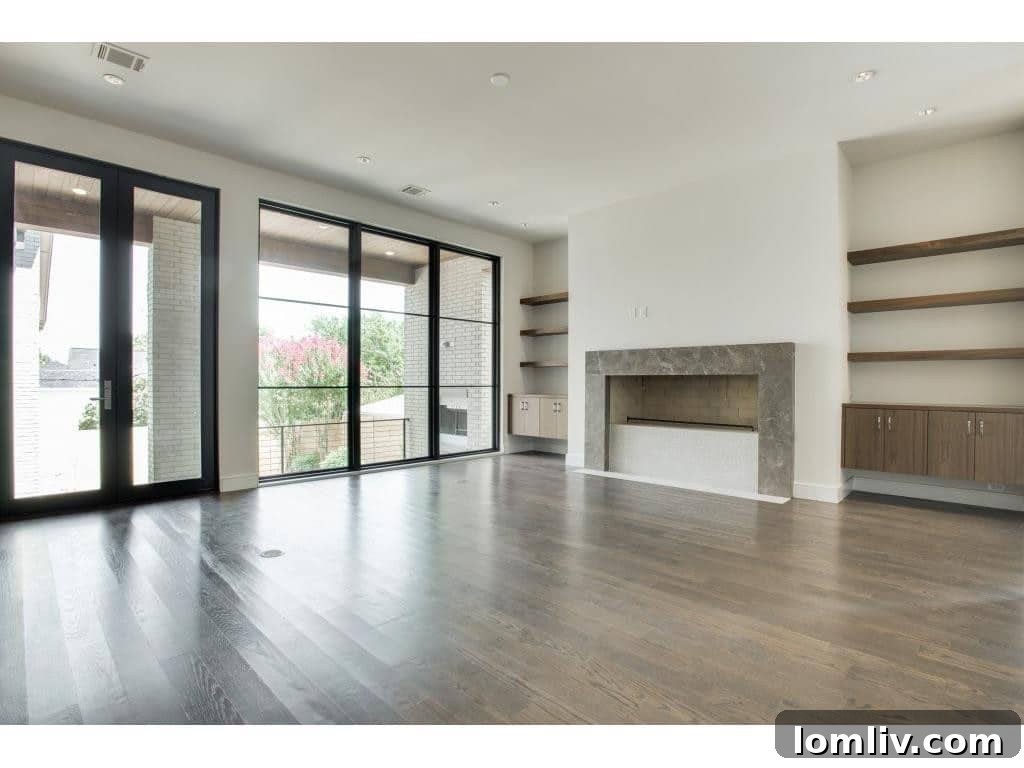 Sophisticated Dining Area with Natural Light in Dallas Contemporary Home