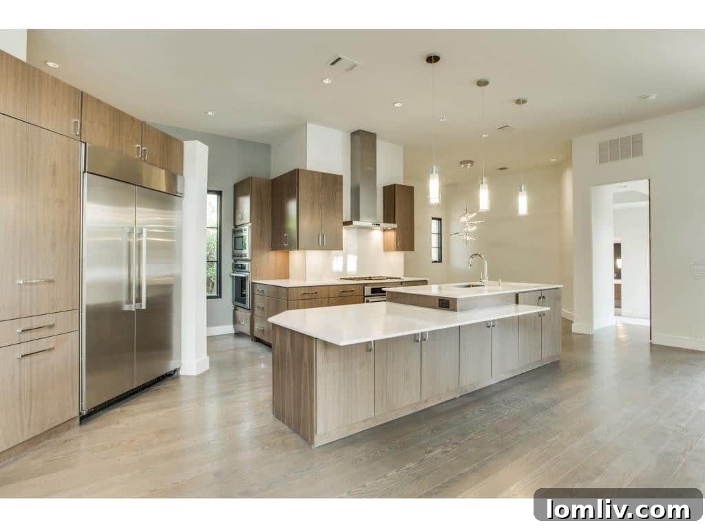 Inviting Family Room with Custom Built-ins at 7119 Shook