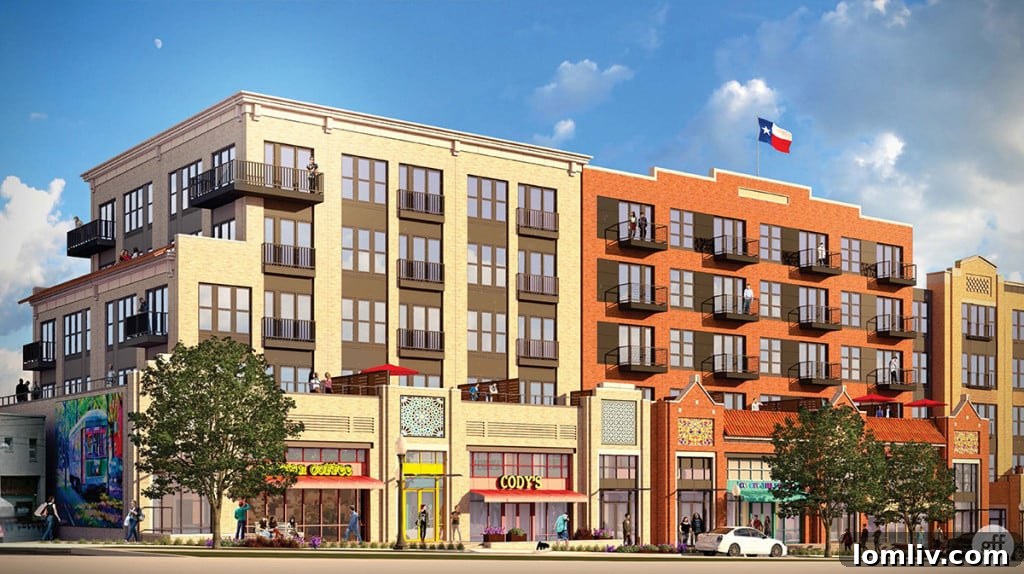 Bishop Arts Gateway Project Rendering