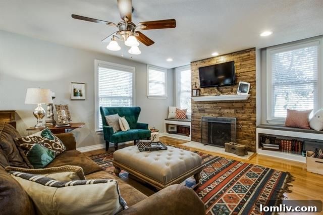 Kitchen cabinets and ample storage in Winnetka Heights home