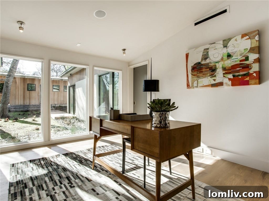 Guest Bedroom with Contemporary Decor