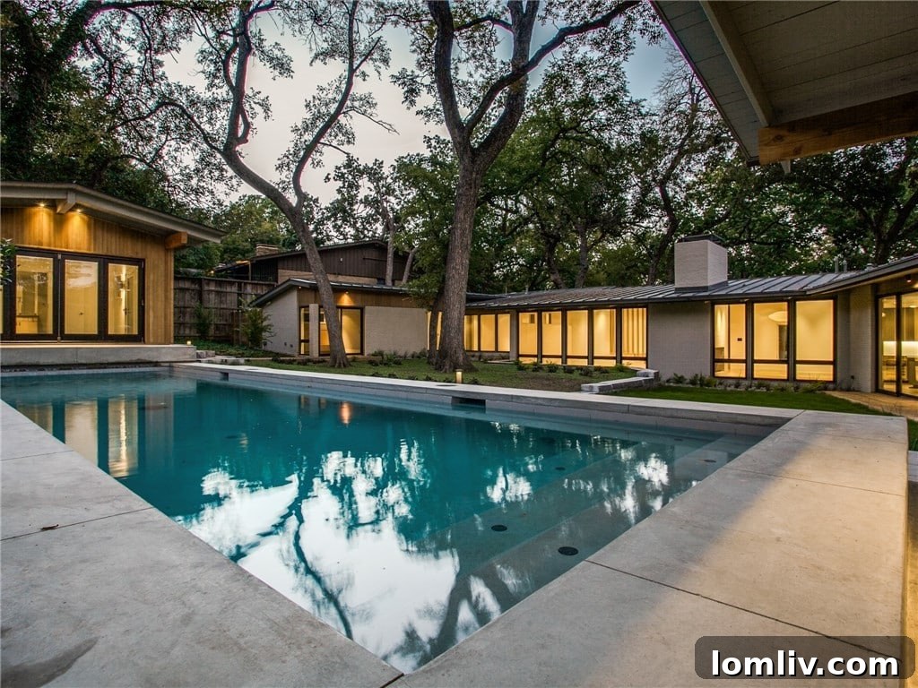 Stunning Outdoor Pool Area with Modern Design