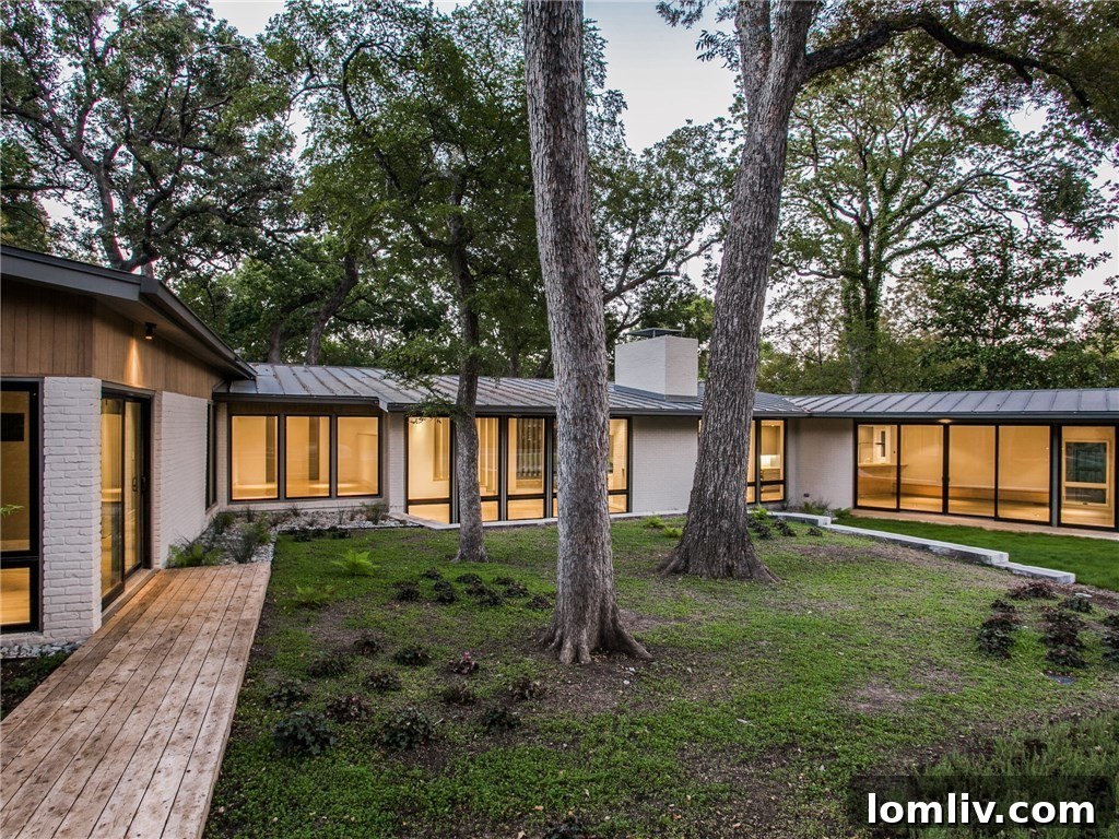 Manicured Lawn and Landscaping in a Dallas Home