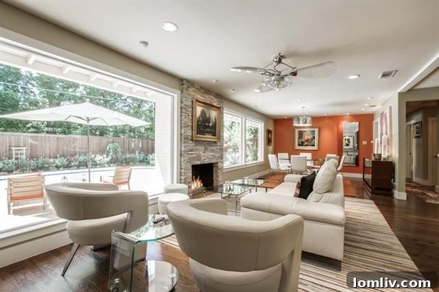 Modern gourmet kitchen featuring stainless steel appliances in Forest Hills