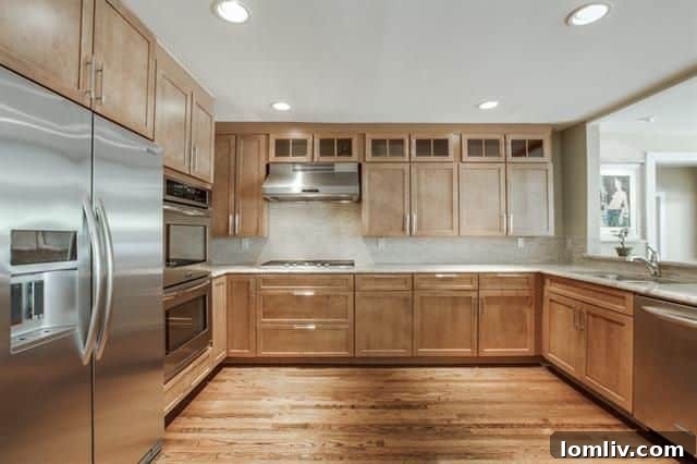 Inviting swimming pool and landscaped backyard at 8550 Eustis Ave