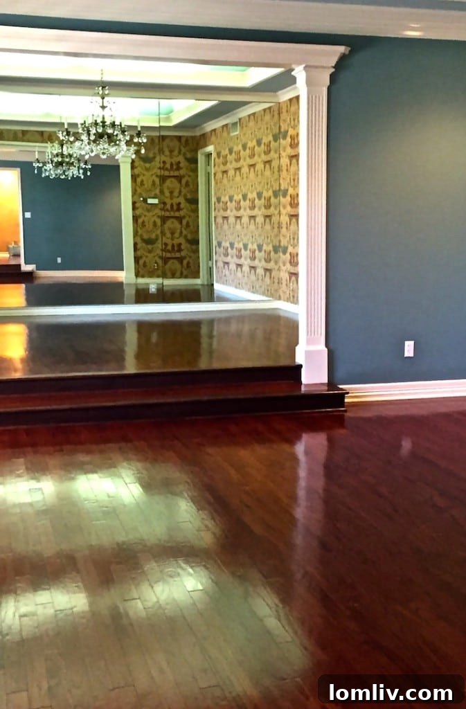 Formal Dining Room Featuring Elegant Architectural Details