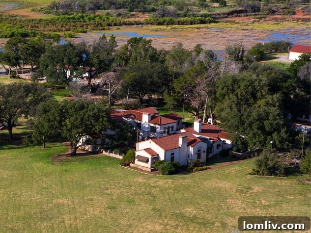 Waggoner Ranch landscape during a serene moment.