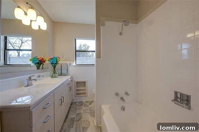 Backyard patio and landscaping